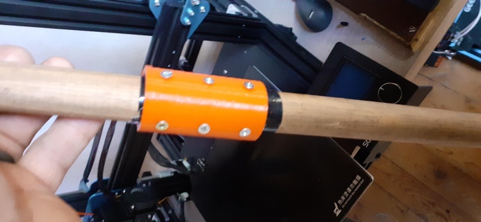 rotto scopa maniglia manica scope casa riparazione util 3d print model - Mito3D