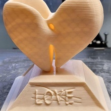 broken heart planter containers valentine pot 3d print model - Mito3D