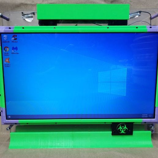 broken laptop all-in-one desktop conversion case diy housing kit plexiglass 3D print model - Mito3D
