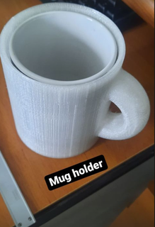 gebrochen Becher Halter Unterstützung Zuhause Haus Küche Reparatur ökologisch thea Kaffee Cafe tasse maison 3d print model - Mito3D
