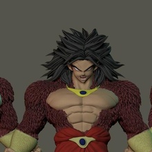 broly ssj4 dbheroes dbz dbsuper 3d print model - Mito3D