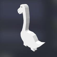 brontosaurus dinosaur toy children 3d print model - Mito3D