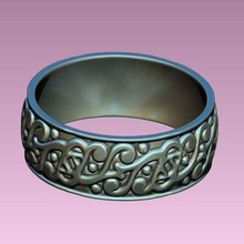 Bronze Epoche Ring Schmuck stl frei 3d print model - Mito3D