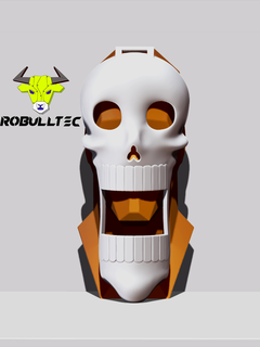 brook mask - one piece cosplay costume halloween onepiece anime robulltec 3d print model - Mito3D