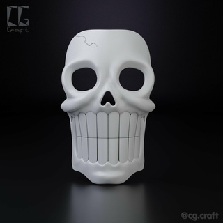 brook mask one piece Various cosplay anime skull onepiece soul king luffy 3d print model - Mito3D