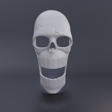 brook piece mask - 3d print model anime onepiece cosplay skull skeleton hobby 3d print model - Mito3D