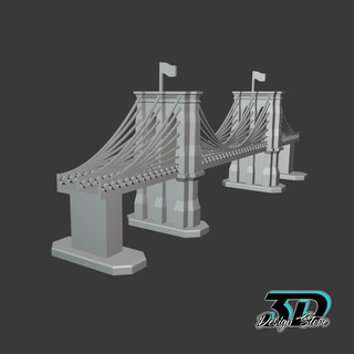 Brooklyn Brücke Neu York Manhattan 3d print model - Mito3D