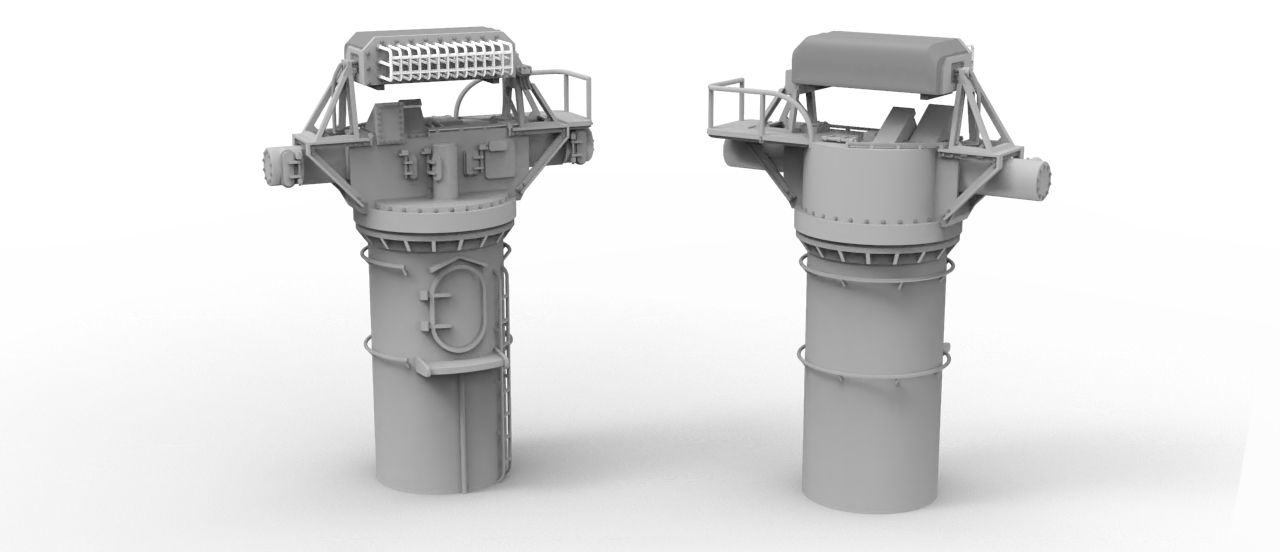 Brooklyn clase mk 8 cl 46 Radar réplica 3D print model - Mito3D