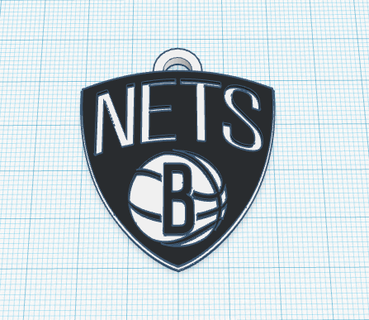 brooklyn nets keyring harden durant basketball nba iverson allen key ring design 3d print model - Mito3D