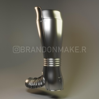 brother nier leg armor cosplay - replicant Fashion prop high poly 3d print model - Mito3D