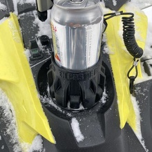 brp holder gas cup support snowmobile beer 3d print model - Mito3D