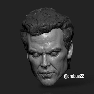 Bruce Keaton batman figurine 3d tête acteur dc orobus22 orobus 3d print model - Mito3D