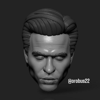 bruce kilmer batman actionfigure 3d head headsculpt actor dc orobus22 orobus 3d print model - Mito3D