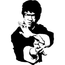 Bruce Lee dekor duvar karakter şöhret aktör dövüş sanatlar 3d print model - Mito3D