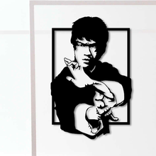 Bruce Lee Kunst 2d 3d print model - Mito3D