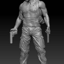Bruce Willis personnage films 3d print model - Mito3D