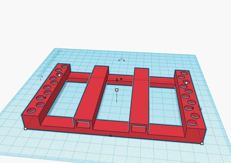 Bruder Konstruktion Zaun Rahmen 10 Zäune rc Modell Herstellung 3d print model - Mito3D