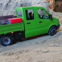 Bruder mercedes velocista operadores táxi brinquedo rc conversão 3d print model - Mito3D