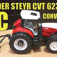 bruder steyr cvt 6230 rc dönüşüm oyun r c araçlar traktör 3d print model - Mito3D