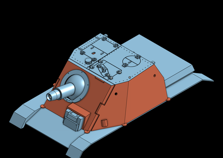 ronzio presto conversione rc panzer 4 iv veicoli distanza controllo 3d print model - Mito3D
