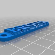Bruna angepasst Schlüsselanhänger 3d print model - Mito3D