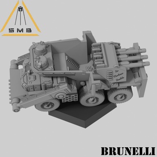 brunelli it2 Game scifi space wargame mech vehicle truck 6mm american mecha battletech support 3d print model - Mito3D
