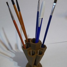 brush holder tool office art decoration 3d print model - Mito3D