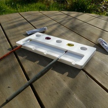 brush paint holder tool 3d print model - Mito3D