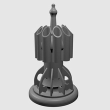 Bürste Gestell Kunst Werkzeuge 3d print model - Mito3D