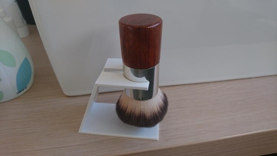 brushmount cosmetico spazzola bagno 3d print model - Mito3D