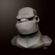 kaba sanat 3d yaratık komik reprap heykeltraşlık hız zbrush heykeller 3d print model - Mito3D