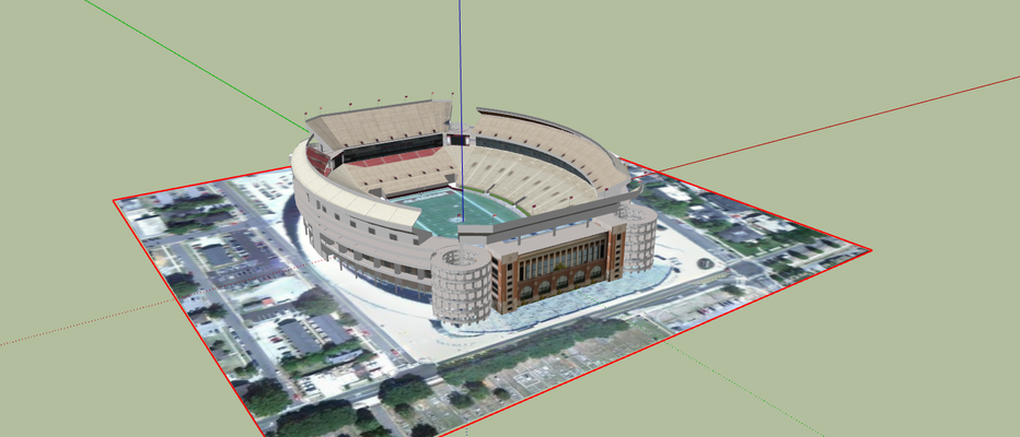 bryant-denny stadium alabama crimson tide 2023 soccer nfl nba mlb nhl 3d print model - Mito3D