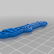 brynleigh keychain customized keychains 3d print model - Mito3D