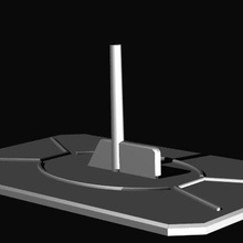 bsg ship bases stonetemplestudios battlestar galactica 3d print model - Mito3D