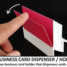 bsiness card dispenser holder home work unique solution present practical office novelty household gift fathers day father easy designer convenient container business box 3d print model - Mito3D