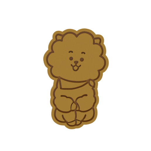 bt21 rj cookie cutter home 3D print model - Mito3D