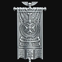 bt afiş Uzay deniz Warhammer 40k savaş oyunları Primaris şefaatçi siyah tapınakçılar Haçlılar Haçlı seferi Grimaldus Helbretch şampiyon Sigismund 3d print model - Mito3D