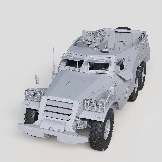 btr-152 3 versions vehicle gun car auto war army projectile wheel armored personnel carrier tank artillery 3d print model - Mito3D