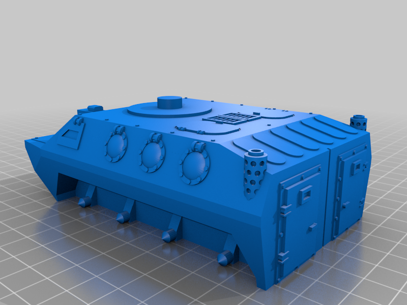 btr 40000 sombrío blindado personal portador fdm amistoso juego 28mm apc futuro vehículo juegos 3D print model - Mito3D