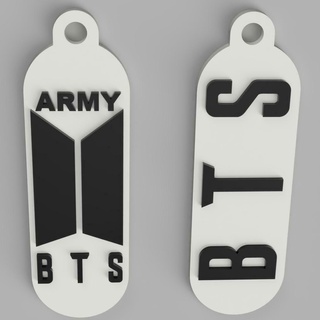 bts army keychain Jewelry k pop suga rm j-hope music band multicolour fan jeon jung-kook v jimin jin 3d print model - Mito3D