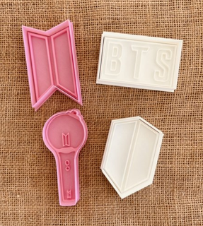 bts cookie cutter cutters cookies 3d print model - Mito3D