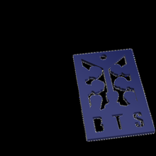 bts pop porte clés 3d print model - Mito3D