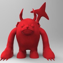 bub bear art blender toy 3d print model - Mito3D