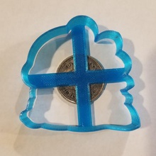 bubble bobble contorno cortador de cookie a casa cozinha jogo vídeo 3d print model - Mito3D