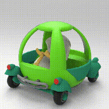 bubble car concept because 3d print model - Mito3D