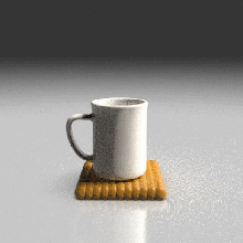 bubble coaster tea coffee gadget table office 3d print model - Mito3D