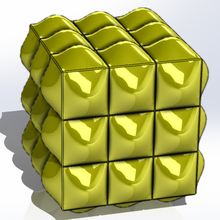 bulle cube jouet enfant 3d print model - Mito3D