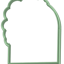bubble frame cookie cutter framework bubbles ornamental 3d print model - Mito3D