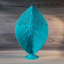bubble leaf art bubbles statue structure 3d print model - Mito3D