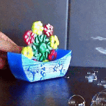 macchina per le bolle gioco il sapone fiore lingotti savon fleur 3d print model - Mito3D